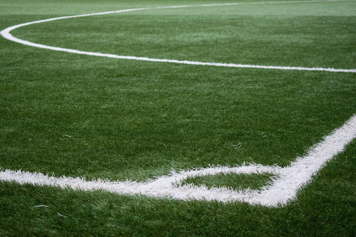 Free soccer field with lines closeup photo, public domain sport CC0 photo. Image by rawpixel.com

More:

 View public domain image source here