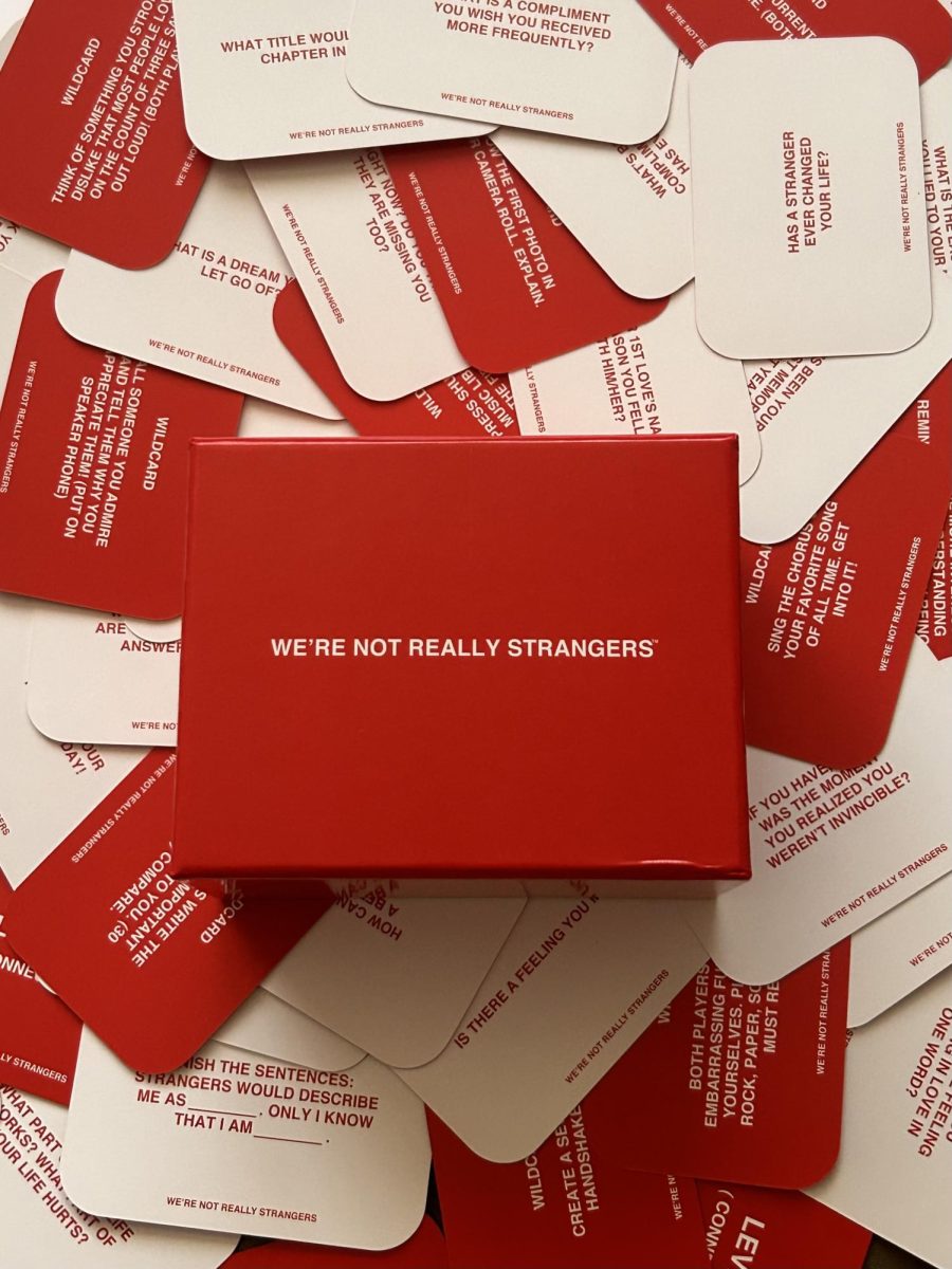 We're not really strangers card deck and box