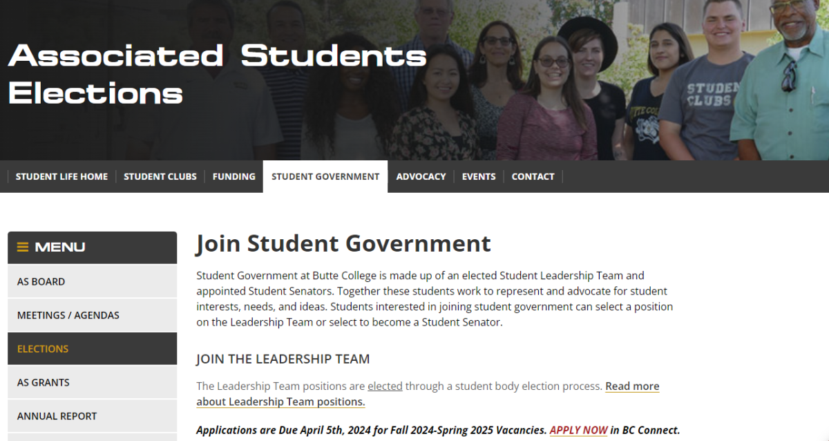 Associated Students Webpage