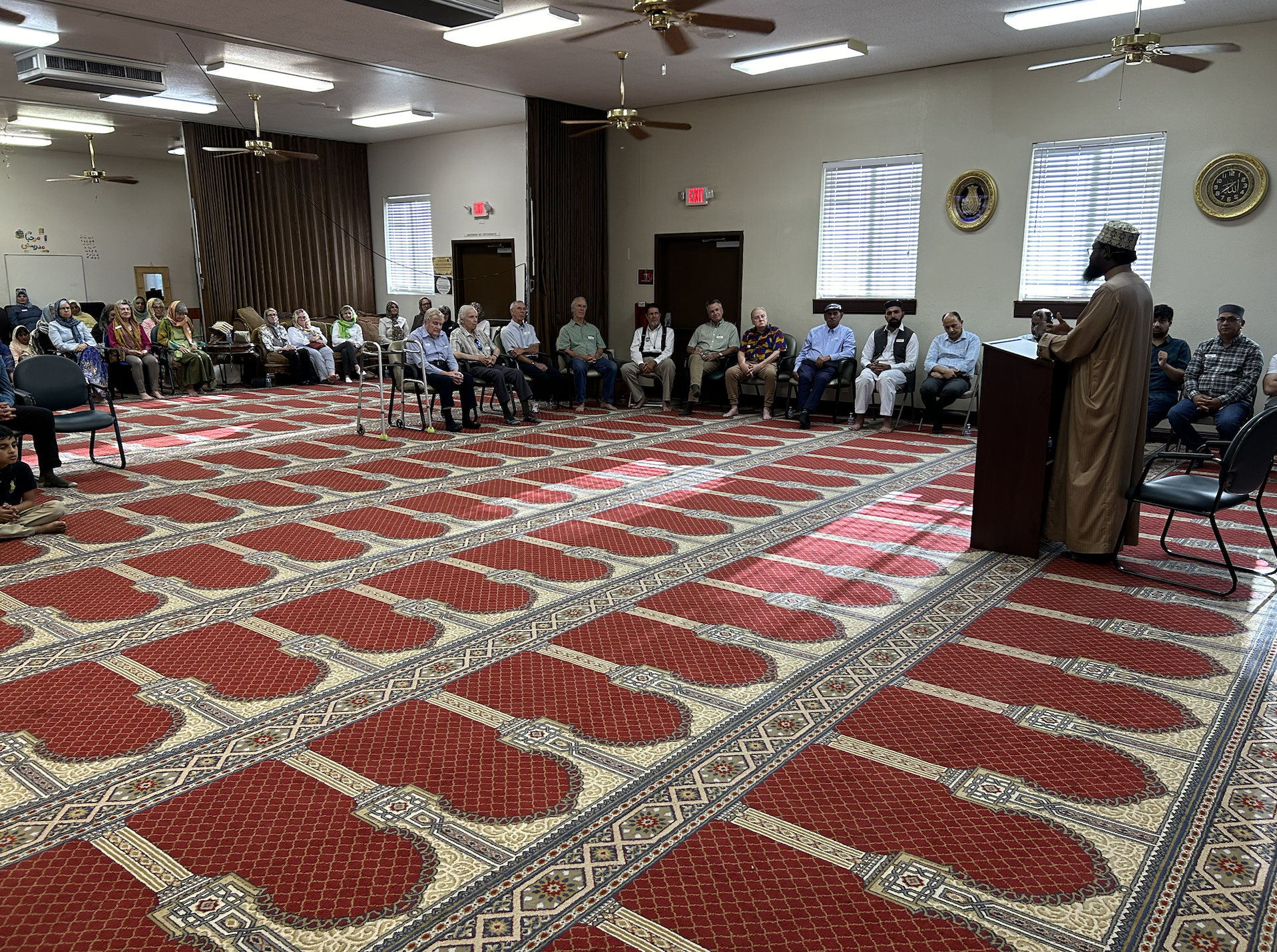 Guests gathered for the Khutbah (June 18th 2024)