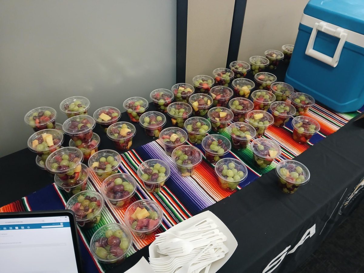 Fruit bowls on a table, CASA Center (LRC-236), Butte College Main Campus, September 5, 2024.