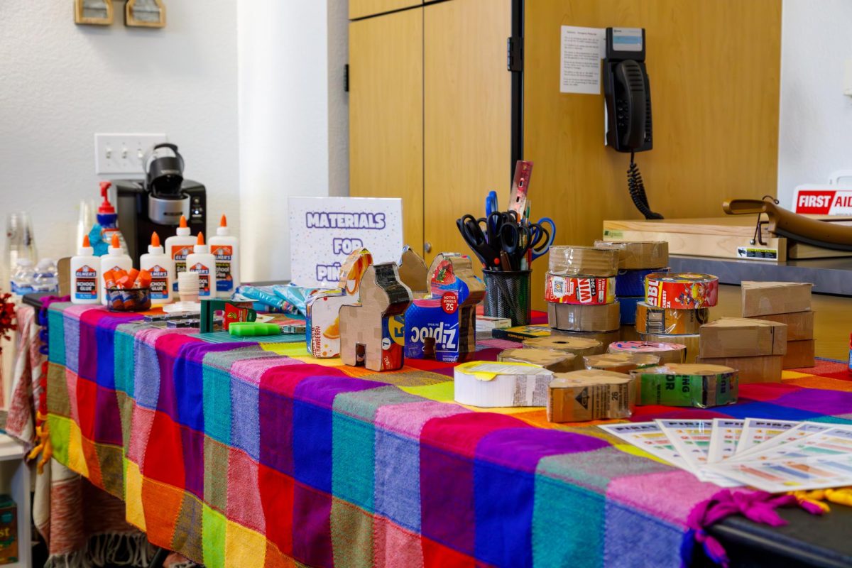 Crafts table and instructions, CASA Center (LRC-236), Butte College Main Campus, September 5, 2024.