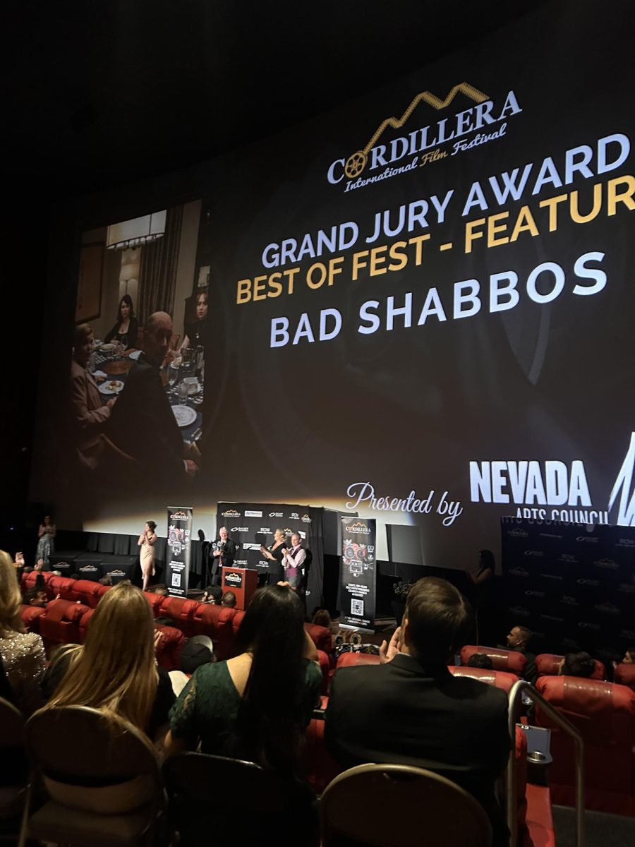 Bad Shabbos winning best feature film, at Cordillera, Sparks, Nevada September 28, 2024