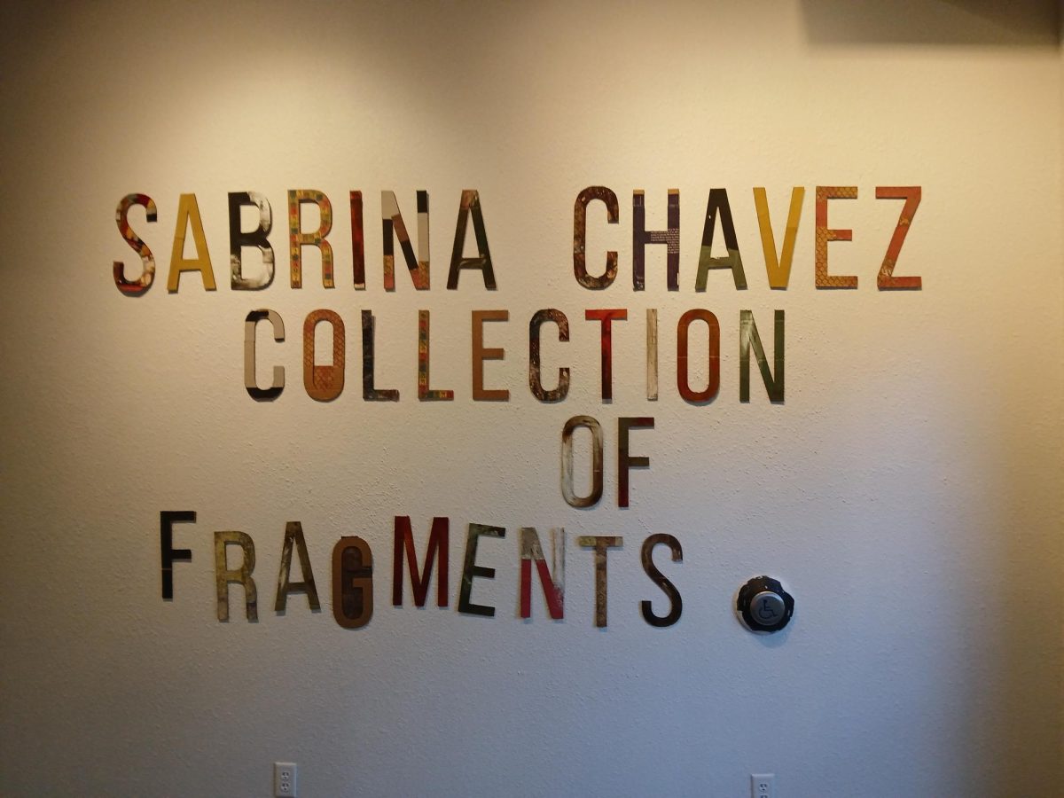 Sabrina Chavez "Collection of Fragments" in the Art Gallery,  Butte College Main Campus, October 29, 2024, Photo by Juan Valencia