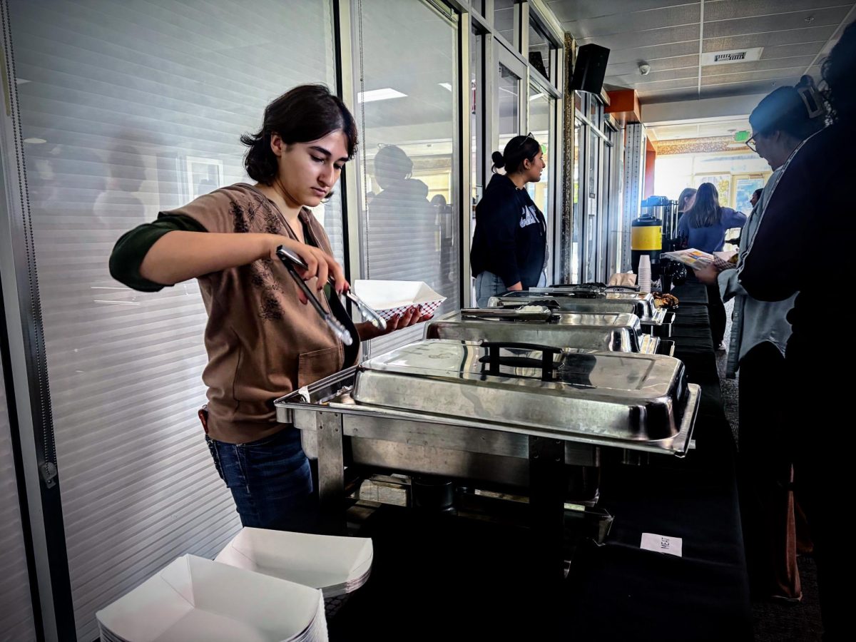 Image of Club Breakfast being served at the Main Campus Center Lounge on October 17 2024, taken by Justin Stock