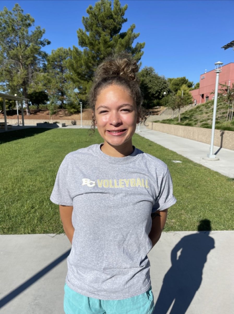 Koya Poter poses for a bio pic ; September 26, 2024; outside girls locker room; Butte College