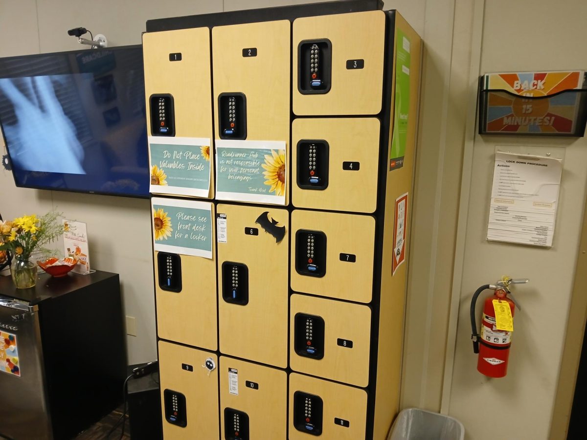 Day-Use Lockers, Roadrunner Hub, Butte College Main Campus, Nov. 14, 2024, Juan Valencia