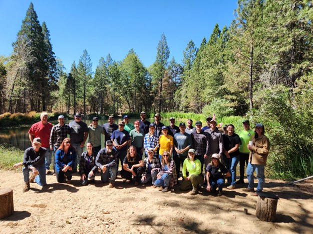 Butte County Fire Safe Council Staff. Maple Creek Ranch, Cohasset.
Photo courtesy of Lauren de Terra.
