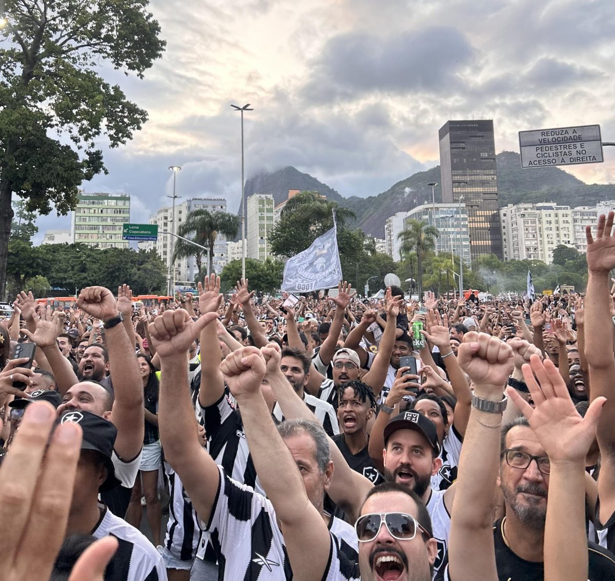 Botafogo's parade on November 1, Rio de Janeiro, Brazil