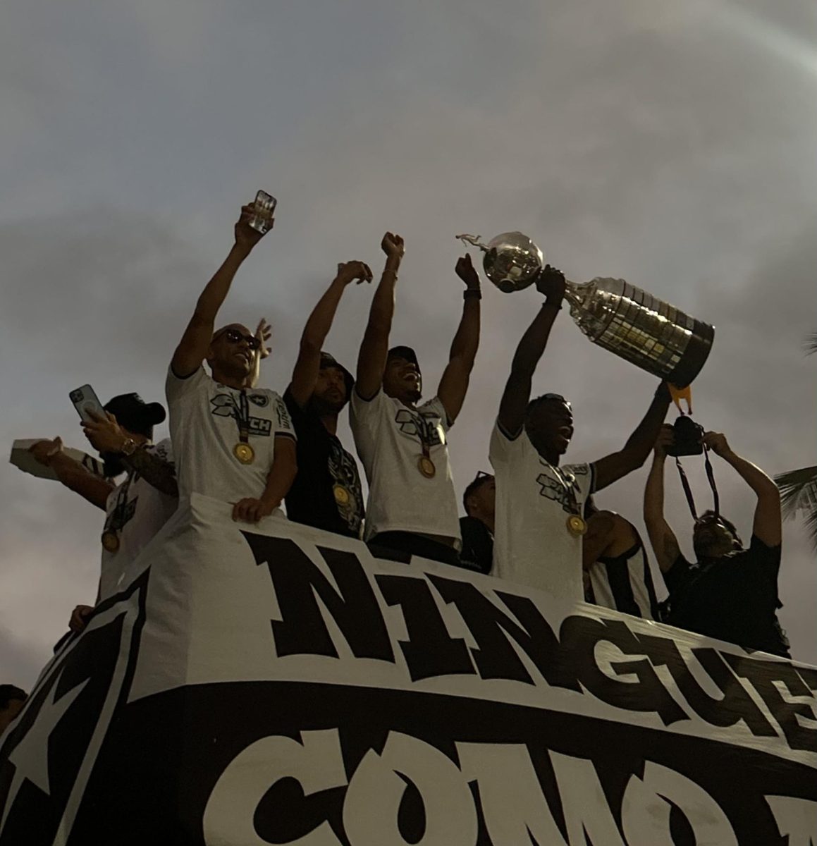 Botafogo's parade on November 1, Rio de Janeiro, Brazil