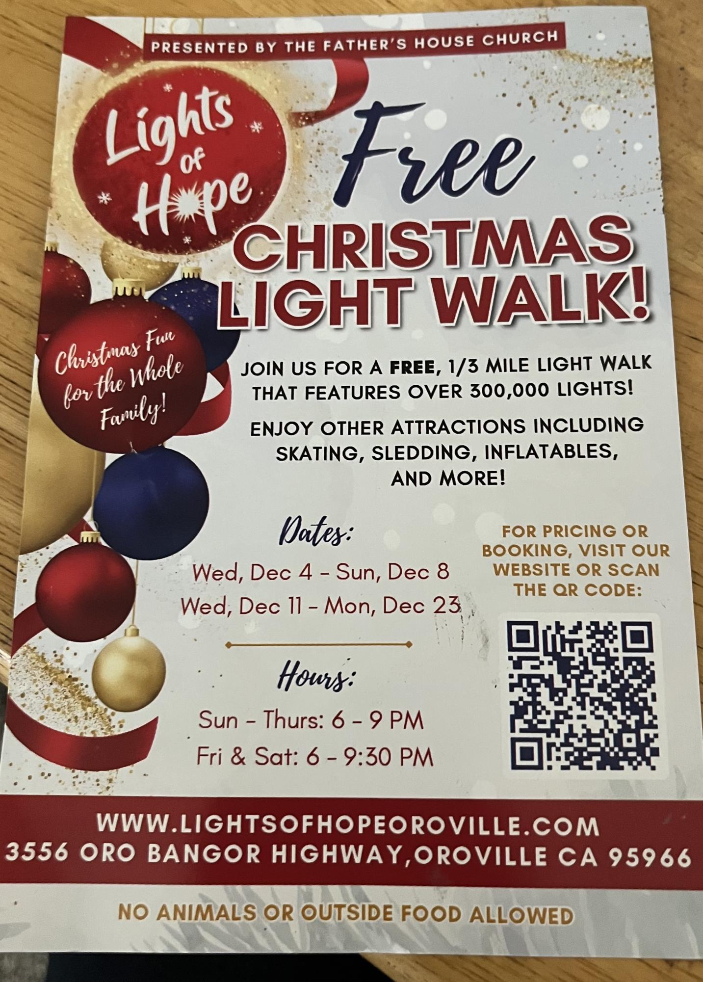 Lights of Hope flyer, December, 11, 2024