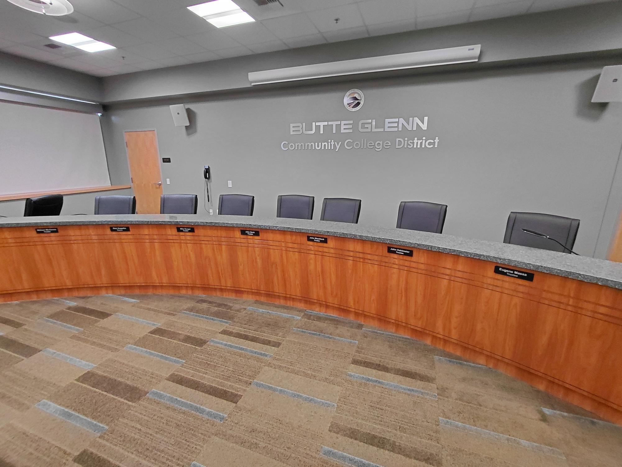 Butte College District Board Room.