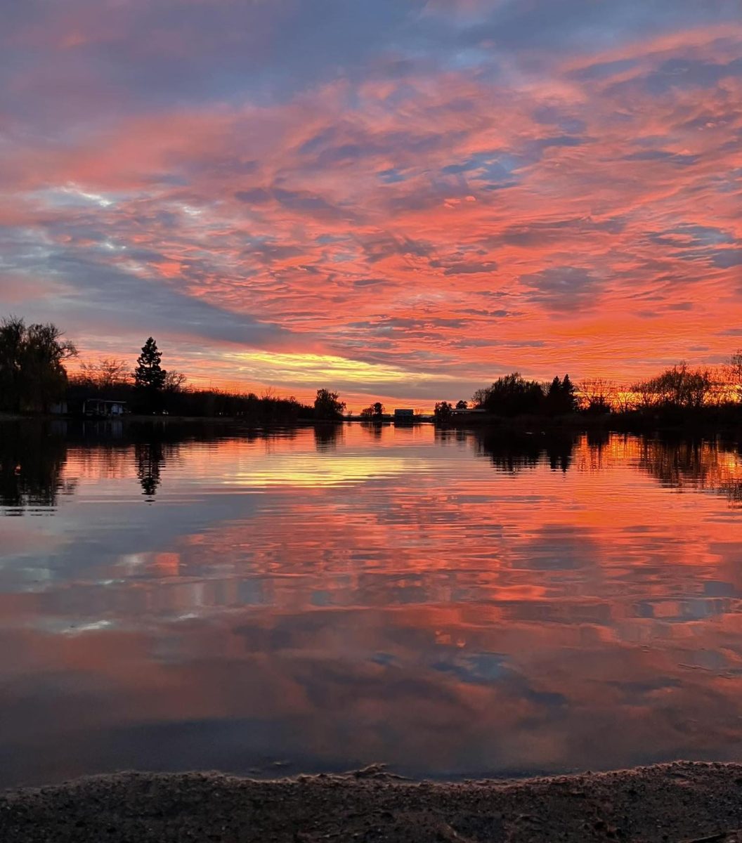 Cotton Candy Sunset, December 24, 2024, Chico, CA