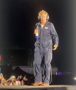 Will Ferrel on stage at coachella