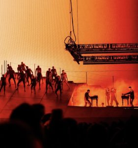 Nine Inch Noize and dancers take the stage at Coachella