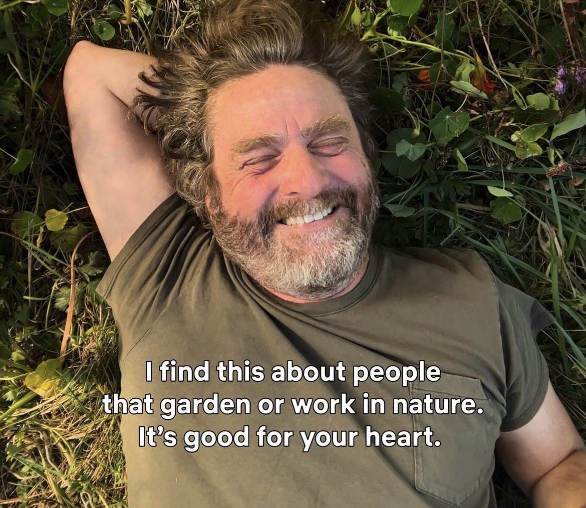 Netflixtudum. (@netflixtudum). (2026). Zach G. smiling on the grass, still shot from series. (Photograph). Instagram. https://www.instagram.com/p/DESRo57sWHM/ 