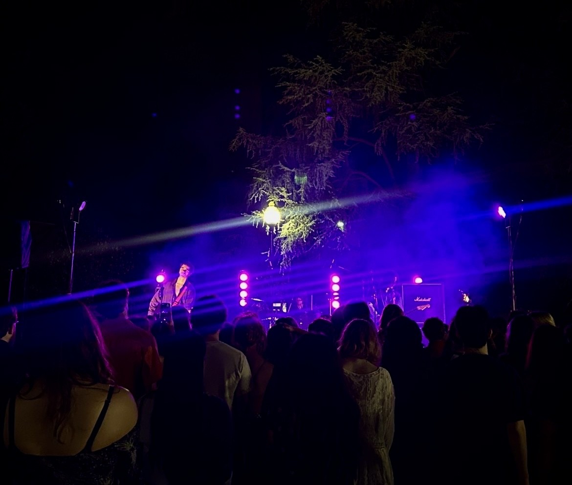 YouthQuake band rocks the stage for their set at Chico Chella. (April 8, 2026) (Chico, Ca.) 